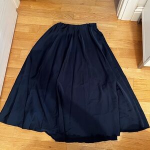 Skirt Zara dark blue teal, long and flowy